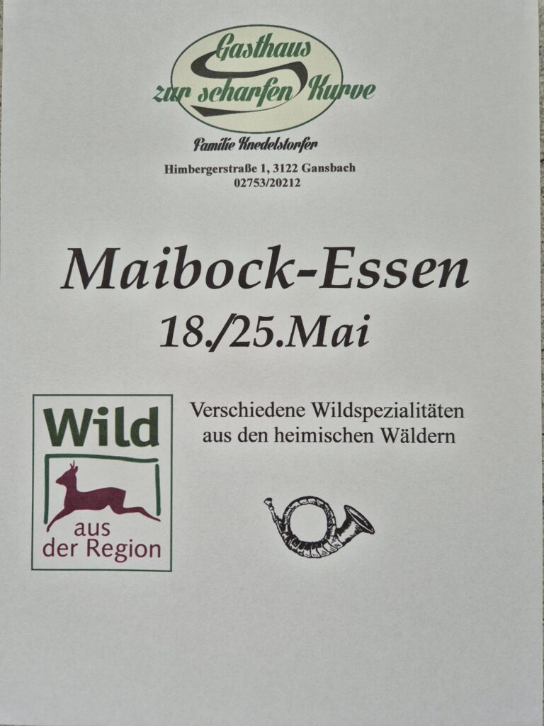 Der Mai Bock ist da!